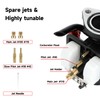 XIKOBY PE22 Carburetor Carb Throttle Assembly Main Jets Kit Compatible