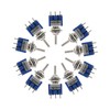 DIGISHUO MTS-103 Mini Toggle Switch 6A 125V AC Toggle Switch