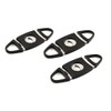 Cortador de cigarrillos Guillotina de plástico negro, 3 PIECES