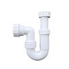 Universal Adjustable Swivel P Trap with Anti-Slip Ring, Telescopic Sink