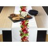 Fabric Textile Products Autumn Apple Harvest Border Table Runner 12"x72"