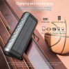 Solar Bluetooth Speaker, Wireless Waterproof Bluetooth Speaker
