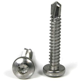#12-14 Pan Head Torx Self Tapping Screws 410 Stainless Steel Self Drilling TEK Point #12-14 x 1 Qty 250