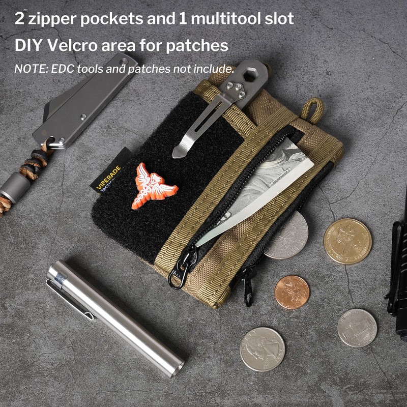 VIPERADE VE18-S Small EDC Pouch Tool Organizer,Multifunction Small Tools Pouch