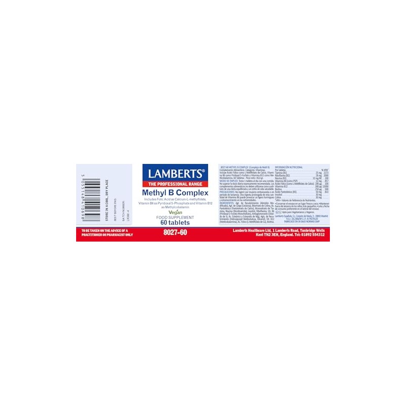 Methyl B Complex 60 Tablets