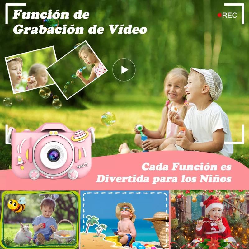 Lostrain Camara Digital Para Niña Mini Cámara Fotografica De Juguete