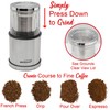 Brentwood CG-162S 75-Gram Electric Wet and Dry Coffee Bean, Herb,