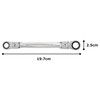 TONE RMFW-1113 Double Neck Swing Ratchet Glasses Wrench Double Sided