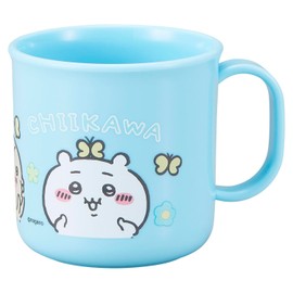 OSK Children's Cup, Chiwa, Plastic Cup, 6.8 fl oz (200 ml), Made in Japan, Antibacterial, C-1, Blue
