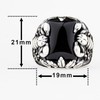 Scorpion Design Solid 925 Sterling Silver Onyx Elegant Ring for