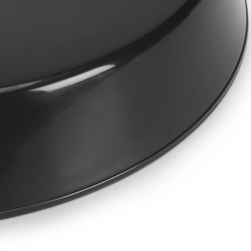 Austin Planter 18inch Saucer Black Polypropylene for Indoor and Outdoor