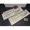 Corvette Racing Script Decals (2-Pack) C5 C6 C7 C8 Stickers