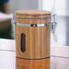 GMMH Holz Vorratsdose aromadicht Bügelverschluss Holz Vorratsbehälter Frischhaltedose Aufbewahrung Kaffeedose