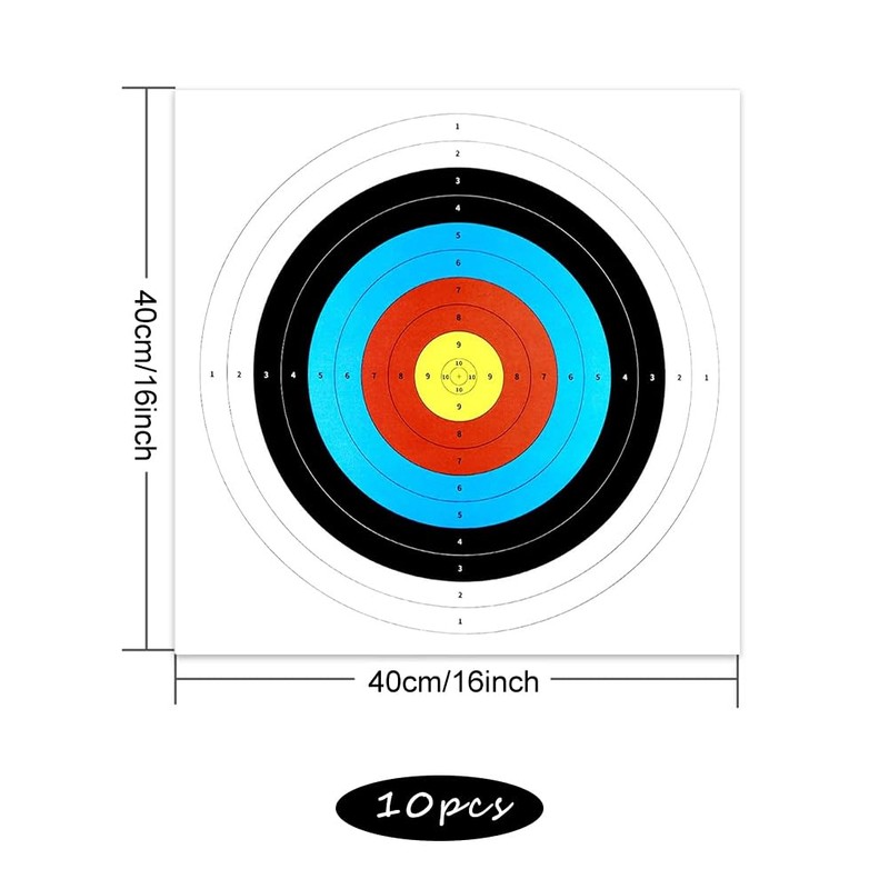 Target Archery Bow, Archery Target Pads, Pack of 10 Archery
