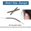 OPUGIT Eyeglass Ear Cushions End Tip Grips Anti-Slip Soft Silicone