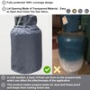100 lb Propane Tank Cover， With 600D Waterproof, Dustproof, and