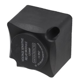 Voltage Sensitive Relay Switch 125A, Dual Battery Isolator for RV Marine Boat, Automatic Charging VSR with Built-in Voltage Sensing