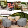 Okcool Outdoor Swivel Chair Cover 2 Pack,Outdoor Furniture Patio Chair