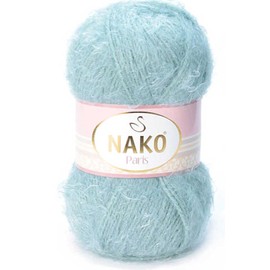 NAKO Paris, Knitting Yarn Crochet Yarn Acrylic Scarf Winter Hat Scarf Yarn - 5 skeins (ball) 40% Premium Acrylic - 60% Polyamide - per ball 100g 268 yds (4229)