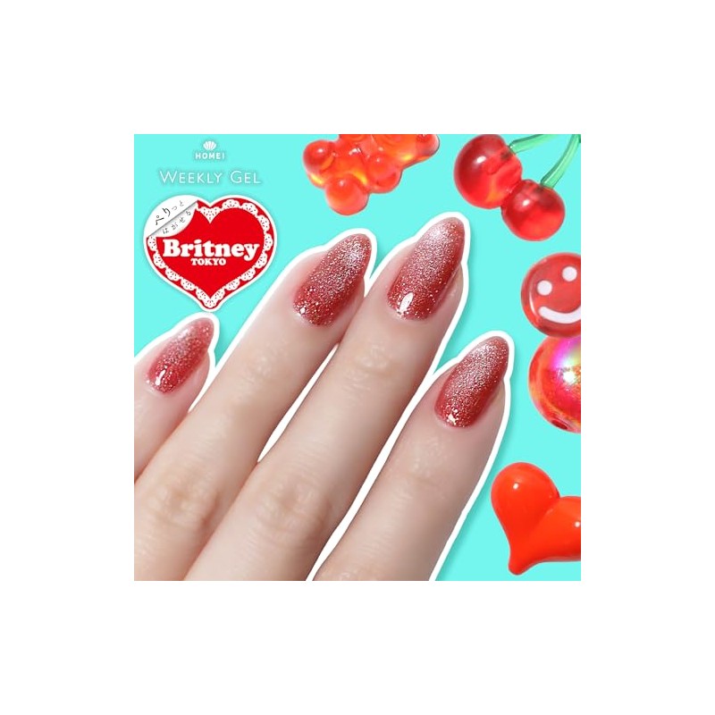 HOMEI BW3 Britney Tokyo Weekly Gel Magnet, 0.3 fl oz