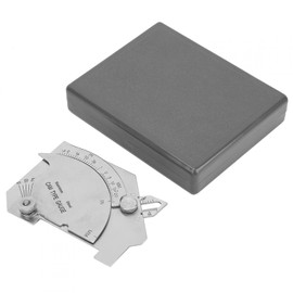 Steel Weld Gauge Sturdy Welding Measure Tool Stainless Steel MG-8 Bridge Welding Gage Seam Inspection Ruler Bridge CAM Welding Gage Weight 192g for Welding Measurement