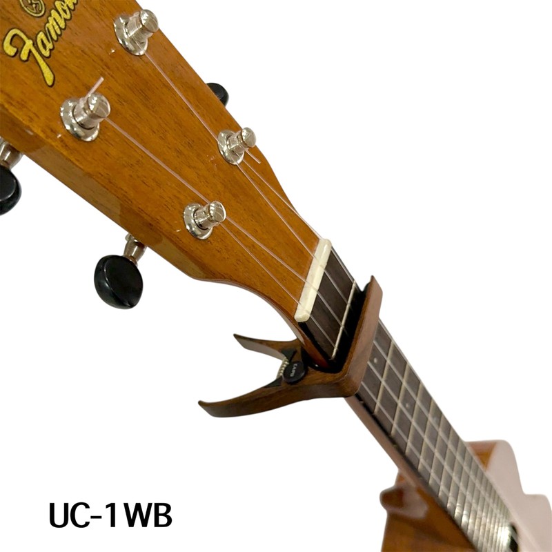 [KIWAYA] UC-1WB Capo for Ukulele (Brown)