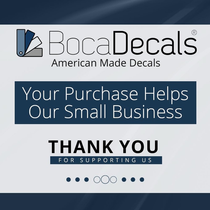 BocaDecals ST Emblem Insert Overlay Decals - Set of 2