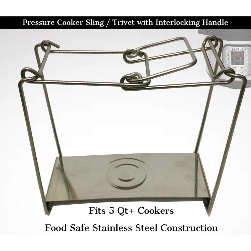 Dubbas - Stainless Steel Multipurpose Trivet/Sling for Instant Pot/Pressure Cookers