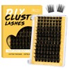 QUEWEL Lash Clusters 112 PCS Eyelash Clusters with Thin Band