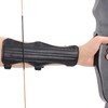 Forearm Protection Archery Leather Arm Guard with 3 Adjustable Straps