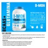 Aminoácidos Bcaas + Glutamina D-mon 1kg Sabor Mora Azul