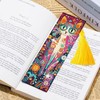 Puraikcmi 6 PCS 5D DIY Diamond Art Bookmarks Kit Cats