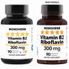 MONOHERB Vitamin B2 300 mg Riboflavin - Against Migraine -