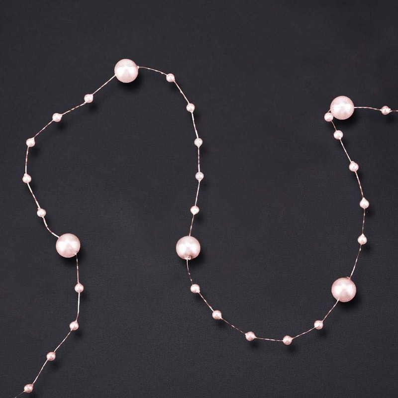 10 m Pearl Garland, Artificial Pearl Ribbon Pearl Necklace for