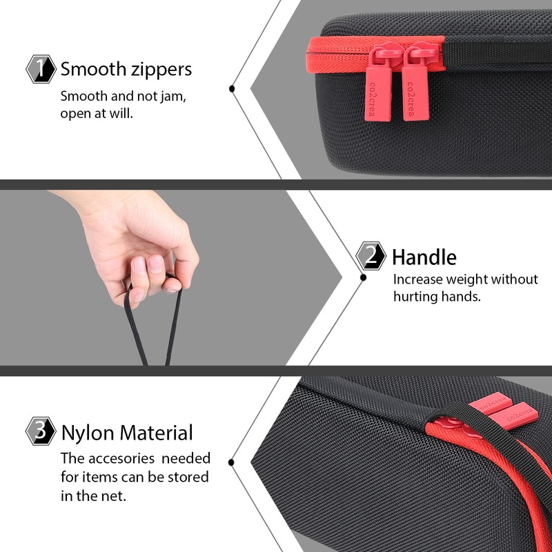 co2CREA Hard Case compatible with Tascam Portacapture X8 High Resolution