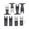 10Pcs Oscillating Saw Blades Universal Quick Release Tool Accessories Kit