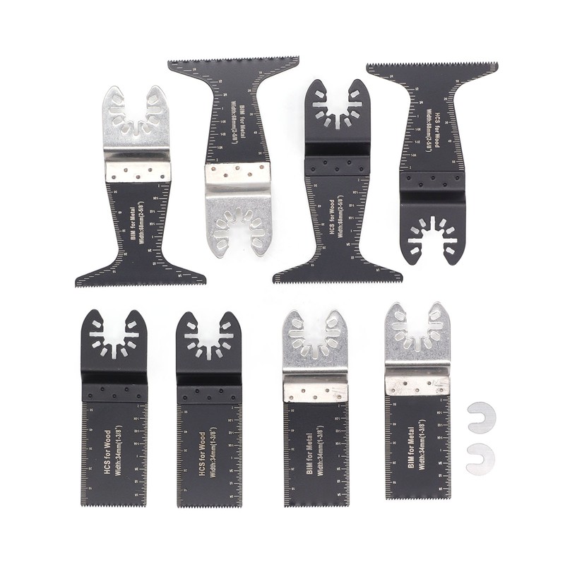 10Pcs Oscillating Saw Blades Universal Quick Release Tool Accessories Kit