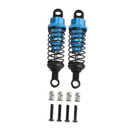 F Fityle 4 Pieces Oil Shock Absorbers for RC Car 1/12 1/16 Scale Replacement Replace Parts Dampers RC Shocks for MN99S MN168 B24 B16, Blue
