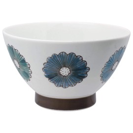 Hasami kurawa? Bowl Large Flower Blue 505545