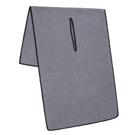 Mile High Life | Pro Tour Caddy Towel | 17” x 40” with 8” Center Slit | Premium Microfiber Waffle Texture (Dark Gray)