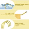 SPECILITE 30 Pack Open Ended Metal Gold Pants Hangers for