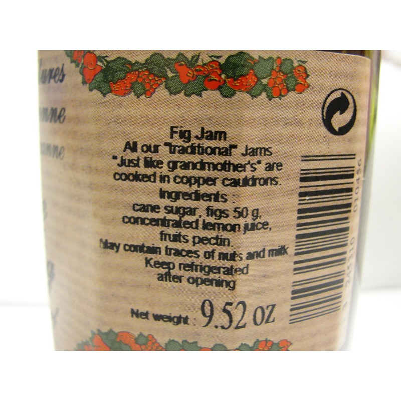 Fig Jam Andresy All natural French jam pure sugar cane