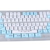 129 Keys Keycaps for XDA Height Accurate Keystrokes Blue White