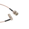 Alvin's Cables DIN 1.0/2.3 Right Angle to BNC Connector 75