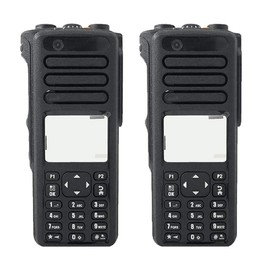 2Pack Black Repair kit Housing Case Front Cover with Speaker for XIR P8668i P8660i DP4800E DP4801E XPR7580E XPR7550E DGP8550E