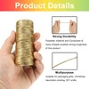 sourcing map 110Yard/328Feet 1.5mm Champagne Twine String, Glitter Twine Ropes