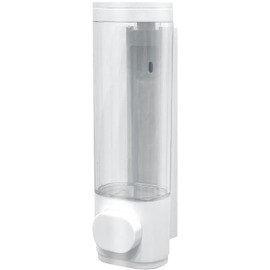 HAC 4171 Magnetic Soap Dispenser, Floating Bathroom, Magnet, Refill, Large Capacity, Wall Hanging, Shampoo, Rinse, White, 10.1 fl oz (300 ml), W2.8 x D 2.8 x H 8.7 inches (300 ml), W 2.8 x D 2.8