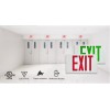 JW LIGHTING 6 PACK GREEN LED Emergency Exit Light Sign