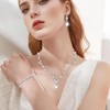 Sendowtek Juego De Joyería, Conjunto De Joyas Para Mujer