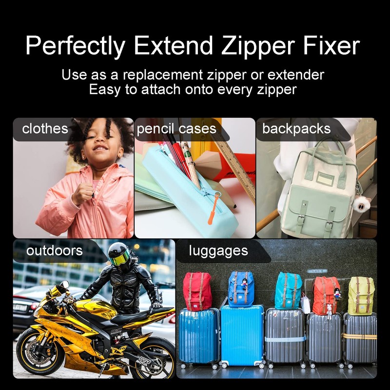 CooBigo 12Pack Zipper Pull Replacement, Golf Bag Zipper Pull Replacement